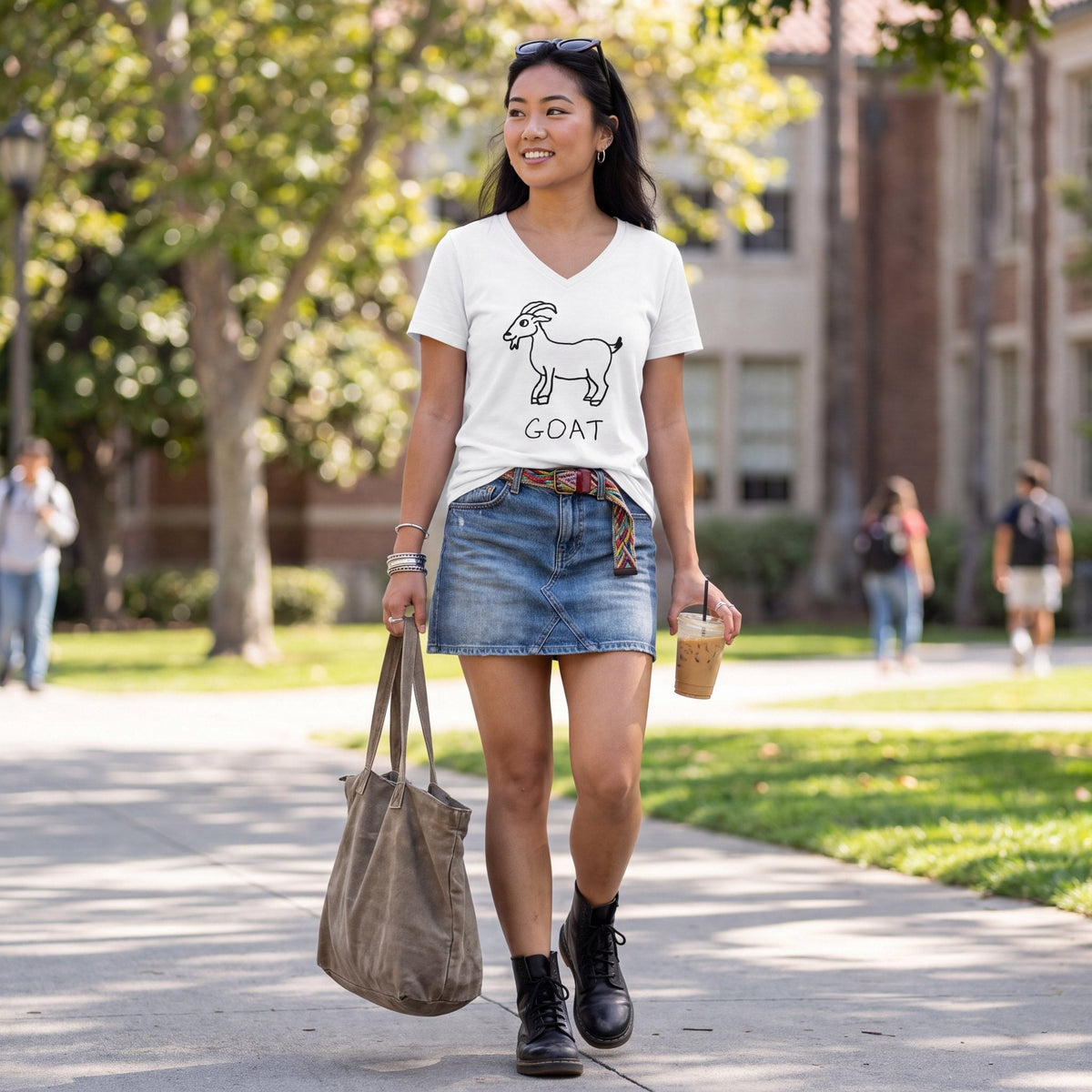 Goat - V-neck Tee