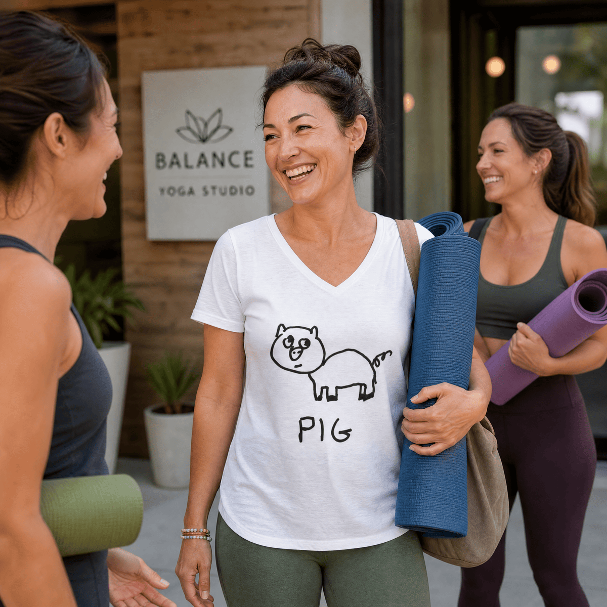 Pig - V-neck Tee