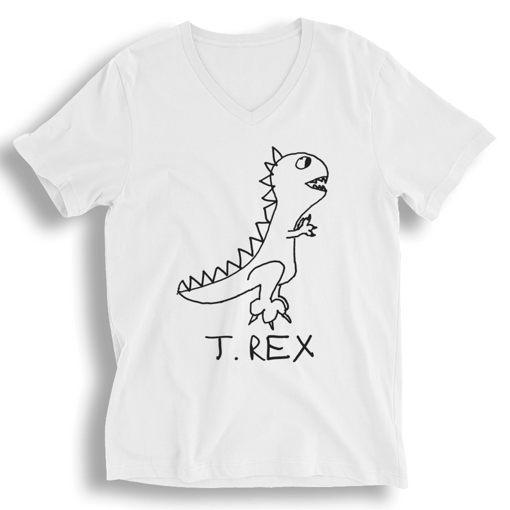T. Rex - V-neck Tee