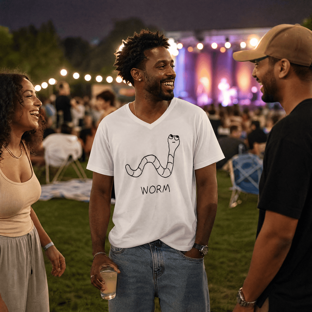 Worm - V-neck Tee