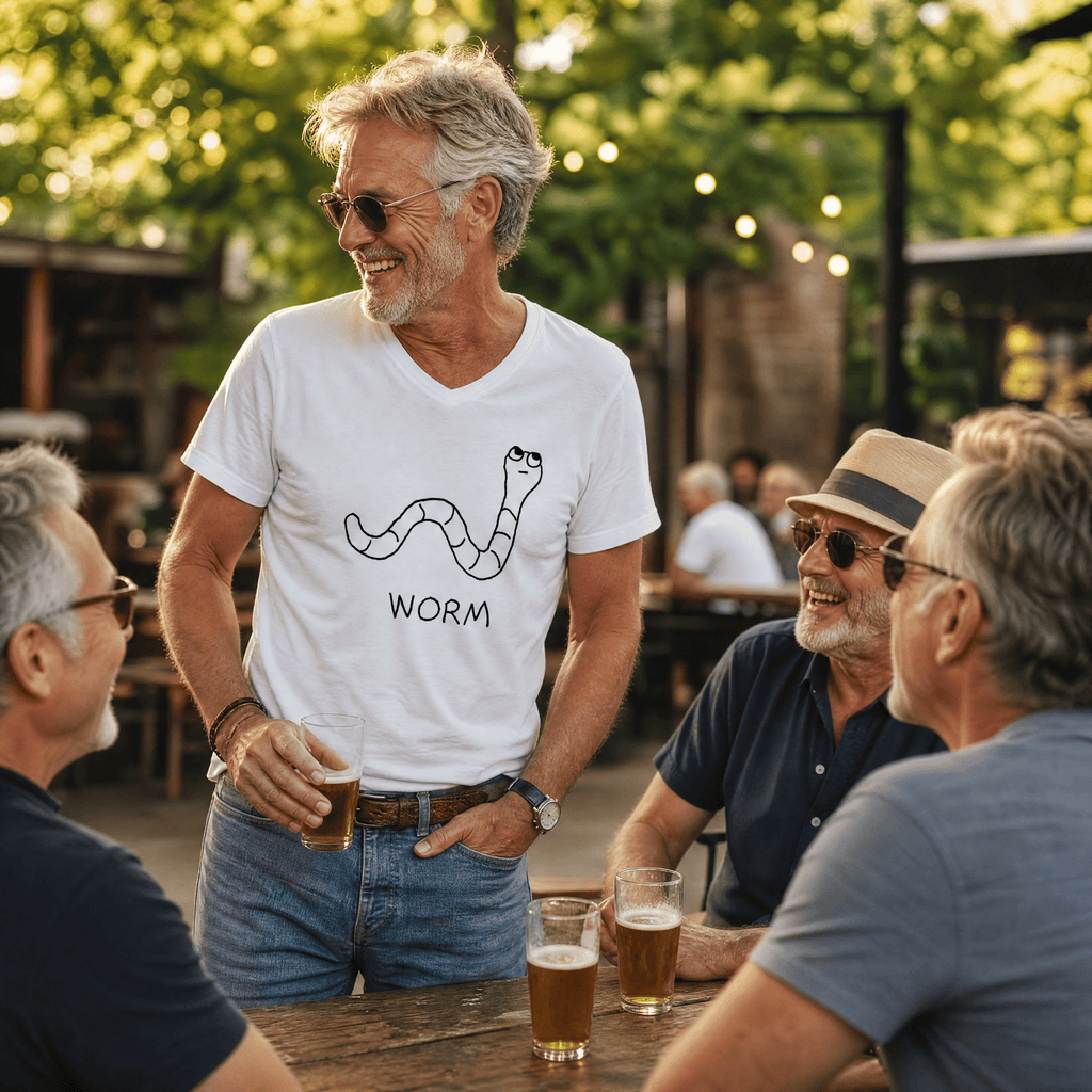 Worm - V-neck Tee
