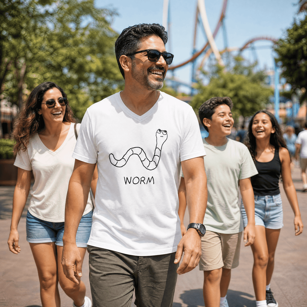 Worm - V-neck Tee