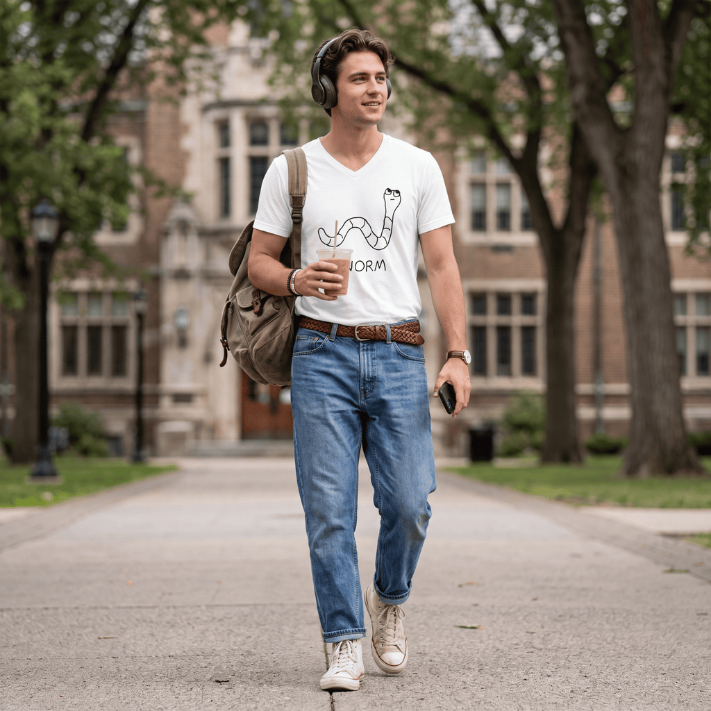 Worm - V-neck Tee