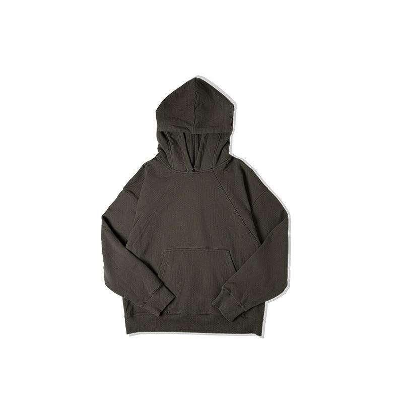 Maden Workwear American Heavyweight Balaclava Hoodie with Zipper High Street Tactical Men's Autumn Coat