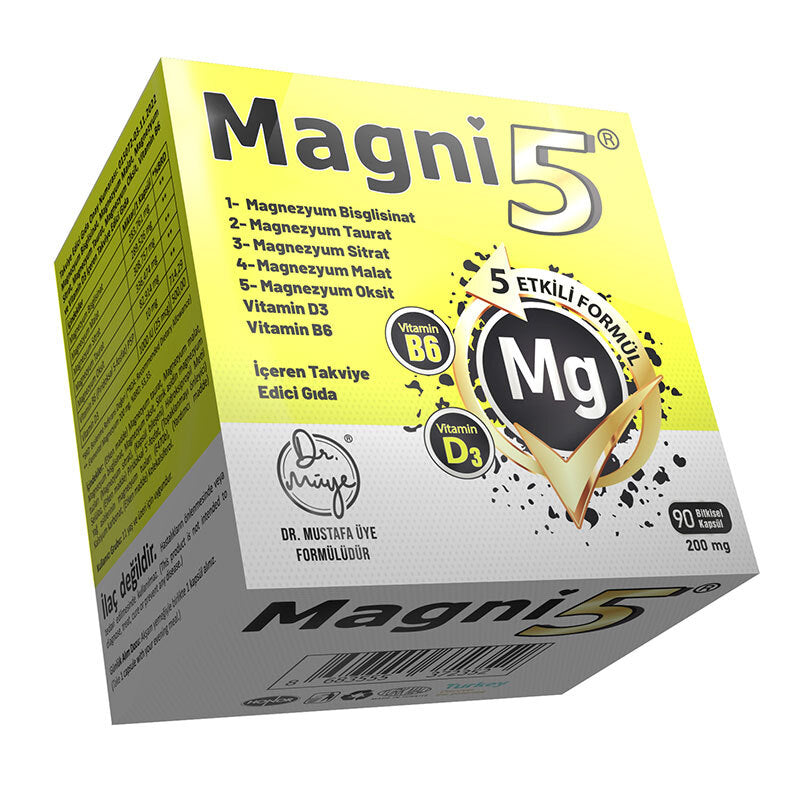 Magni5 Magnesium Complex with Vitamin D3 & B6 4x90 Capsules