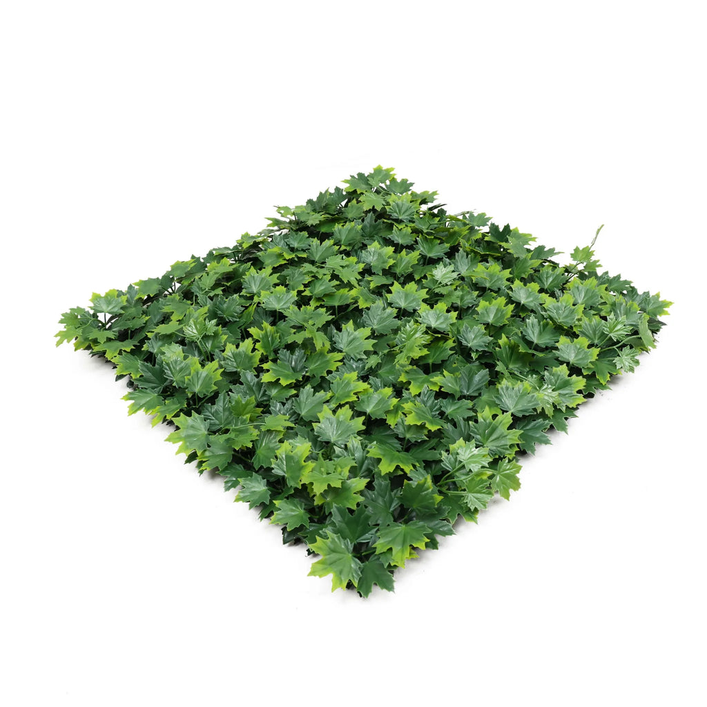 Maple Artificial Vertical Garden Green Wall Panel 40×40in 11 SQ FT – UV Resistant – Mega Sale