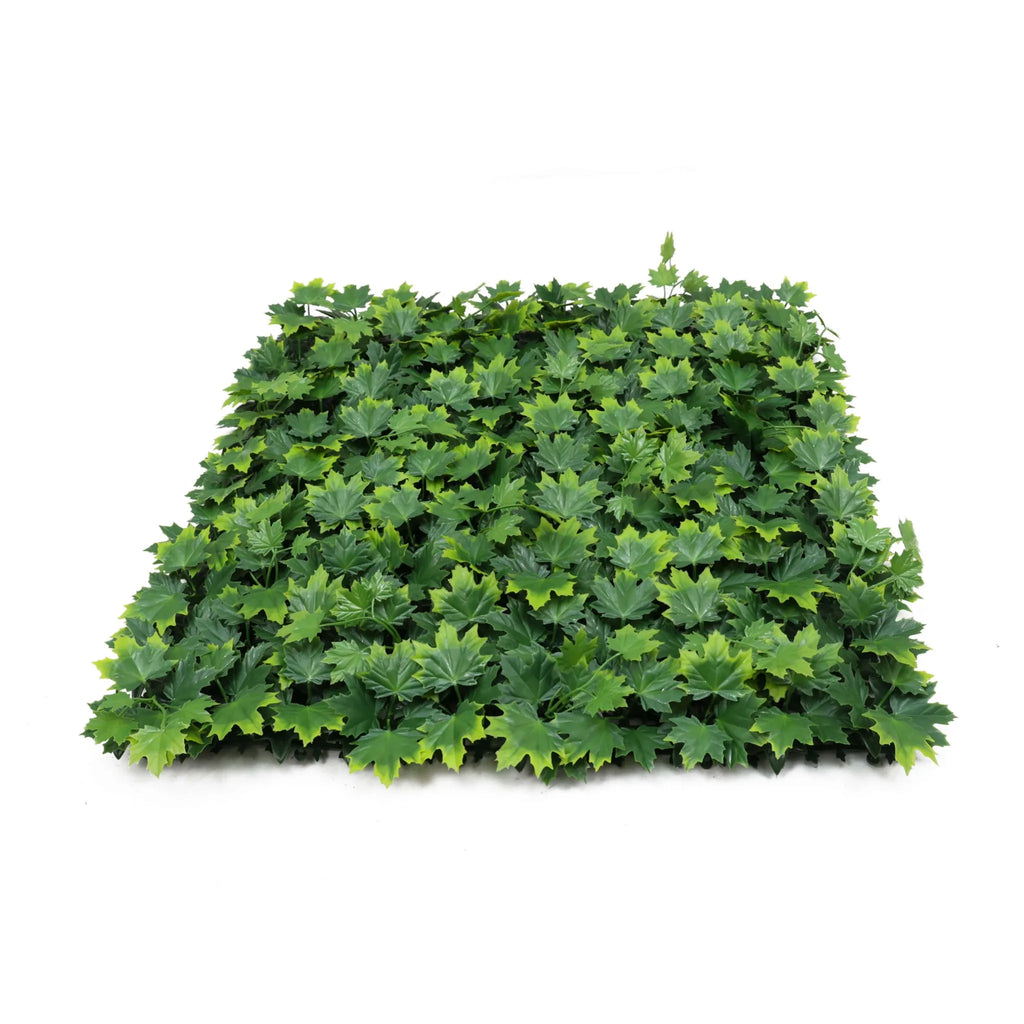 Maple Artificial Vertical Garden Green Wall Panel 40×40in 11 SQ FT – UV Resistant – Mega Sale