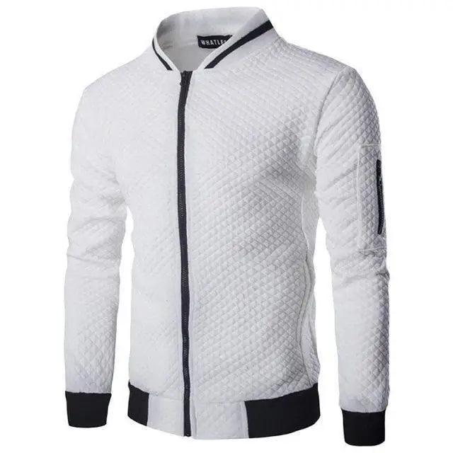 Men's Jacket Casual Sportswear Jogger Running Fitness Jacket for Men Solid Warm Bomber Jacket Unique Design Sports Jacket Classic Up Jacket For Men