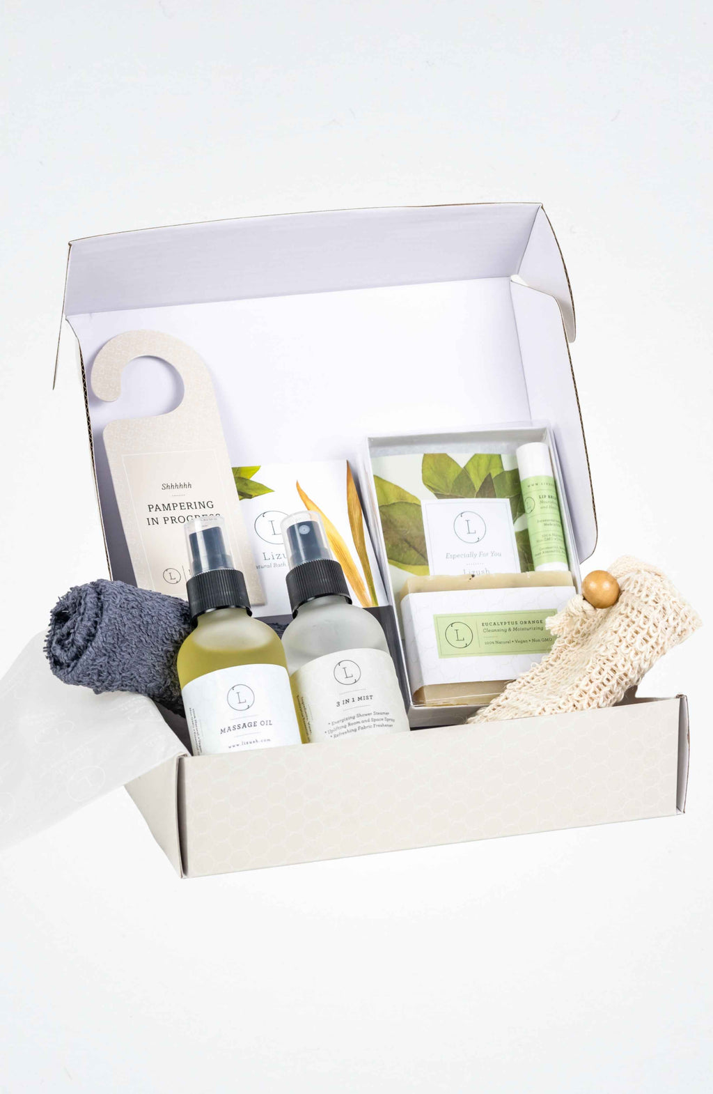 Eucalyptus Massage Gift Box – Natural Spa Set for Couples