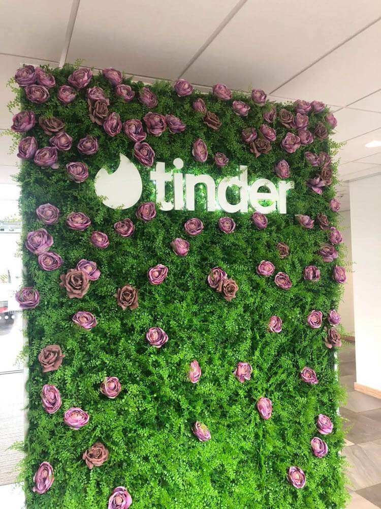 Sample Panel – Lush Fern Green Wall (Small Sample)
