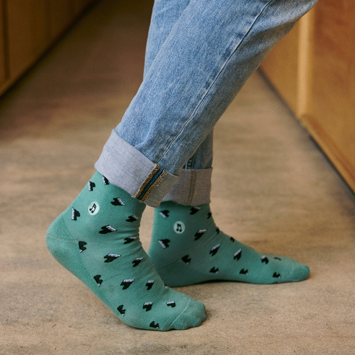 Socks that Support Music