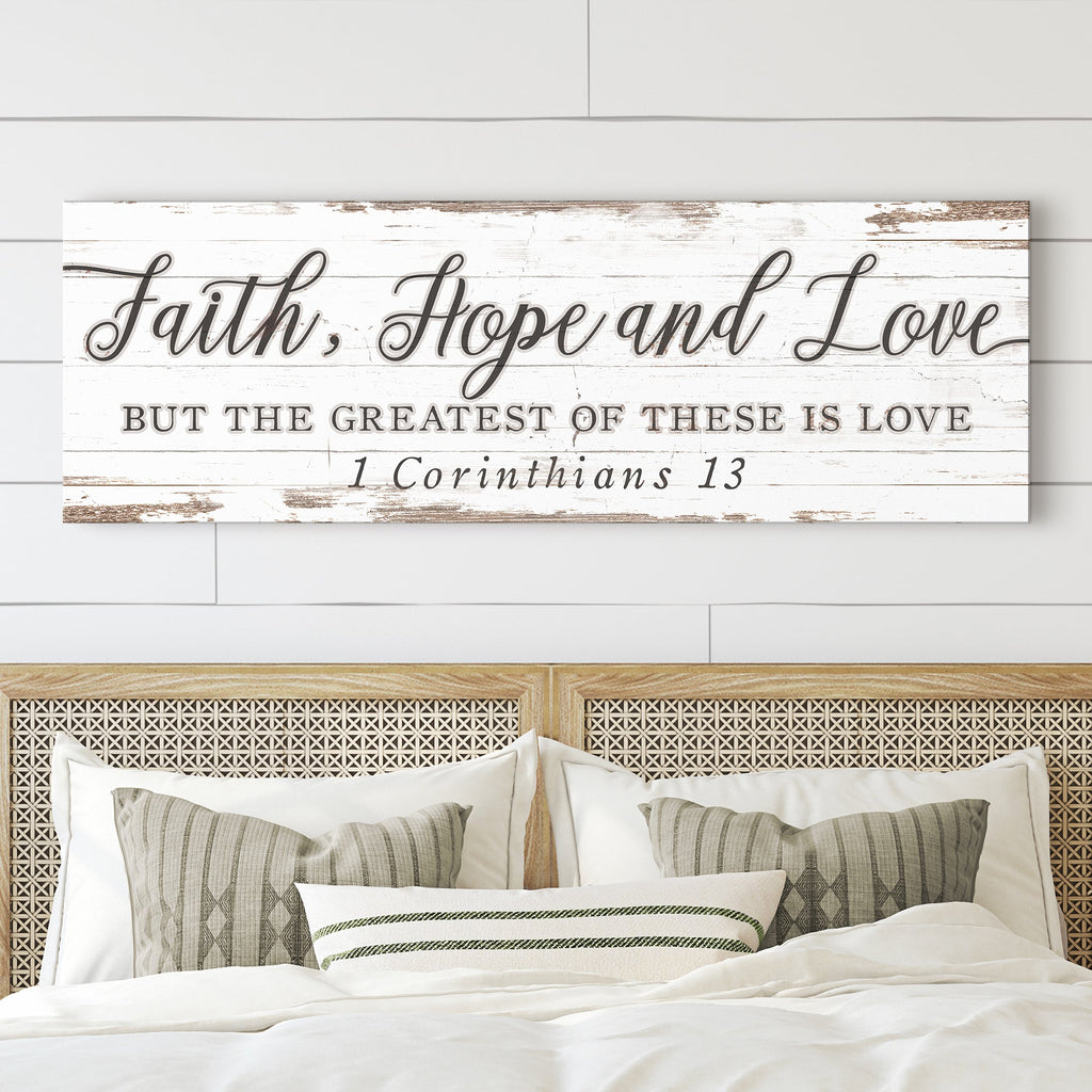 Faith Hope And Love 1 Corinthians 13 Faith Sign III