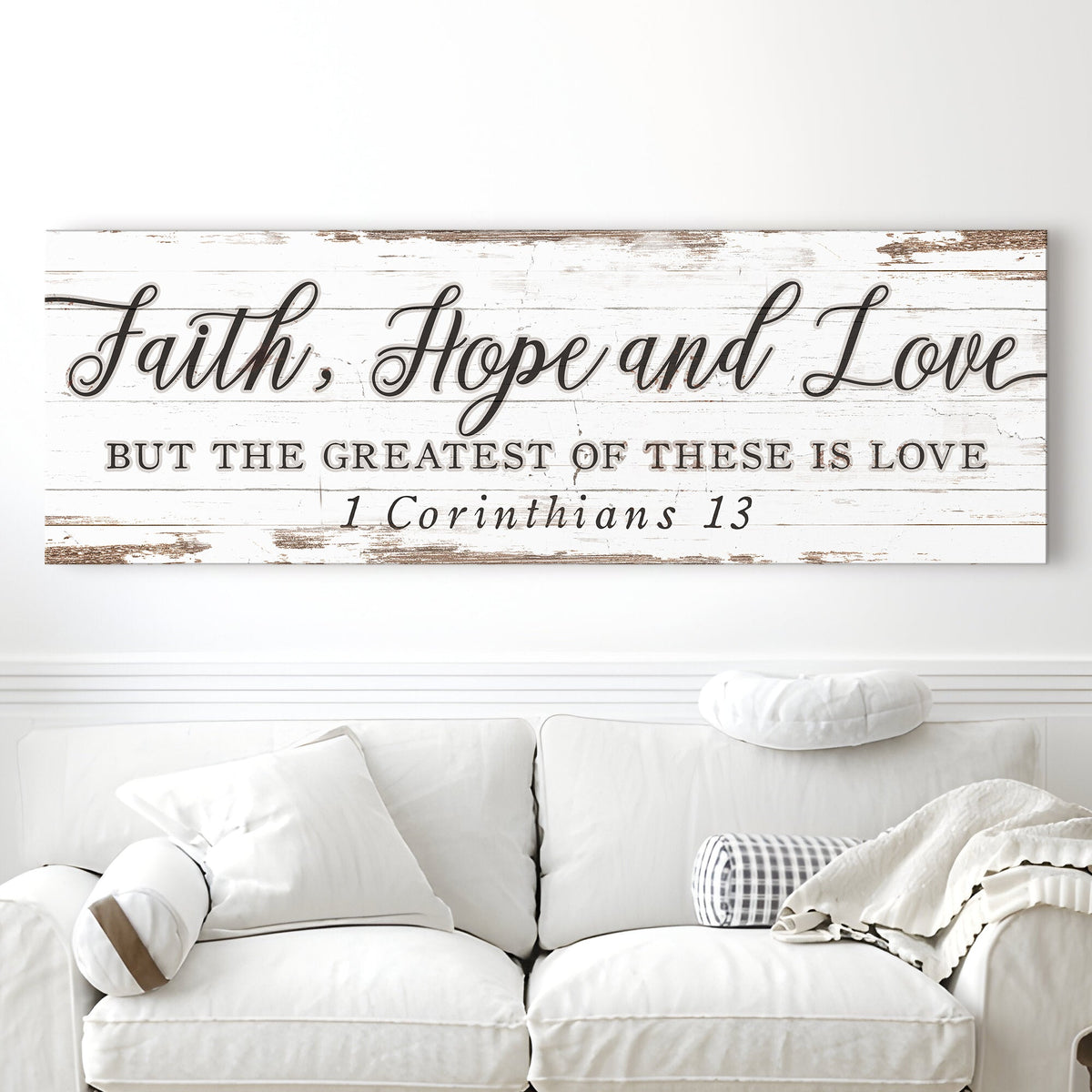 Faith Hope And Love 1 Corinthians 13 Faith Sign III