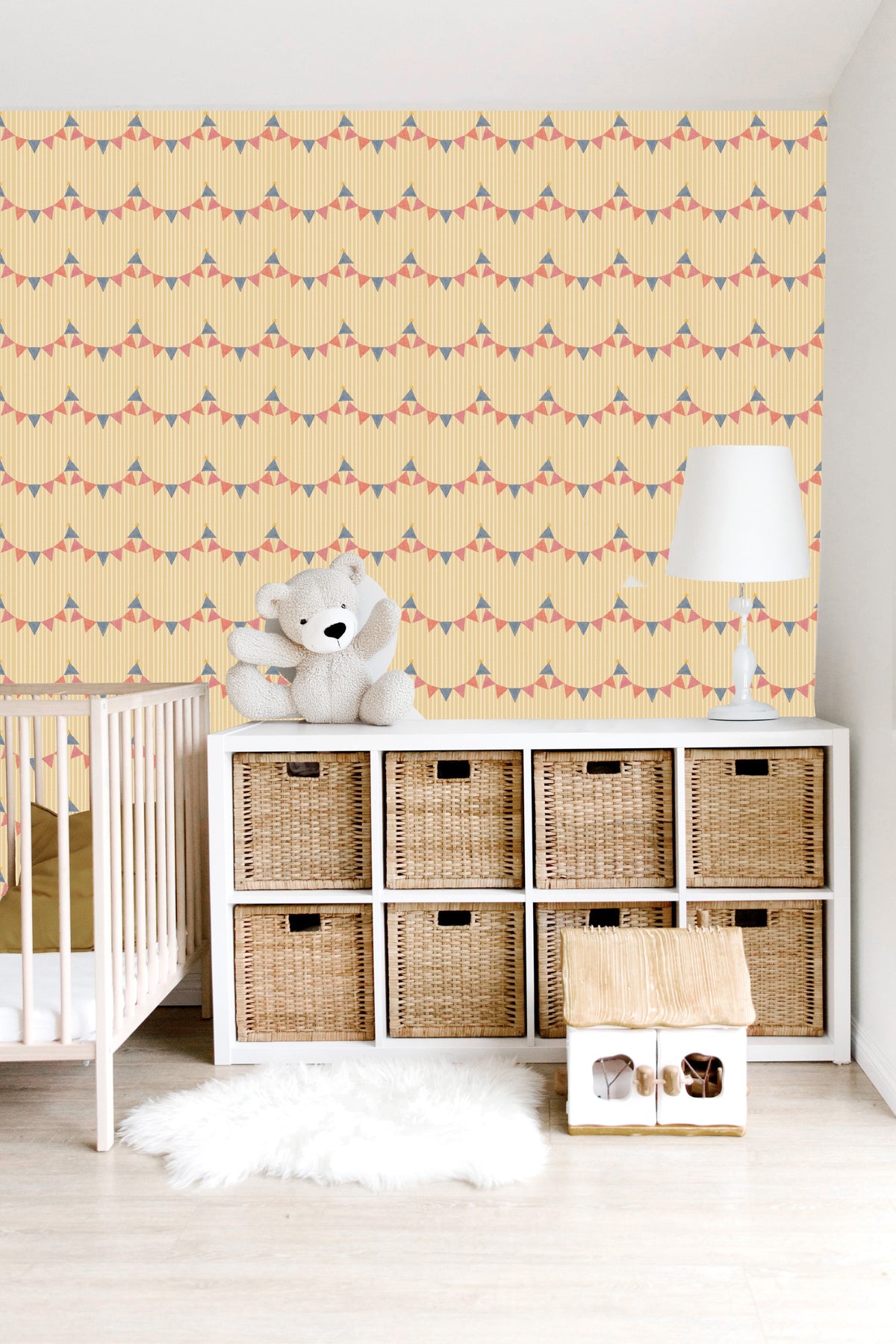 Bunting Wallpaper by Yorkville Studio