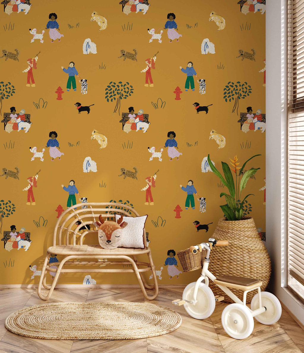 Benjamin Wallpaper by Grumble Co. Designs