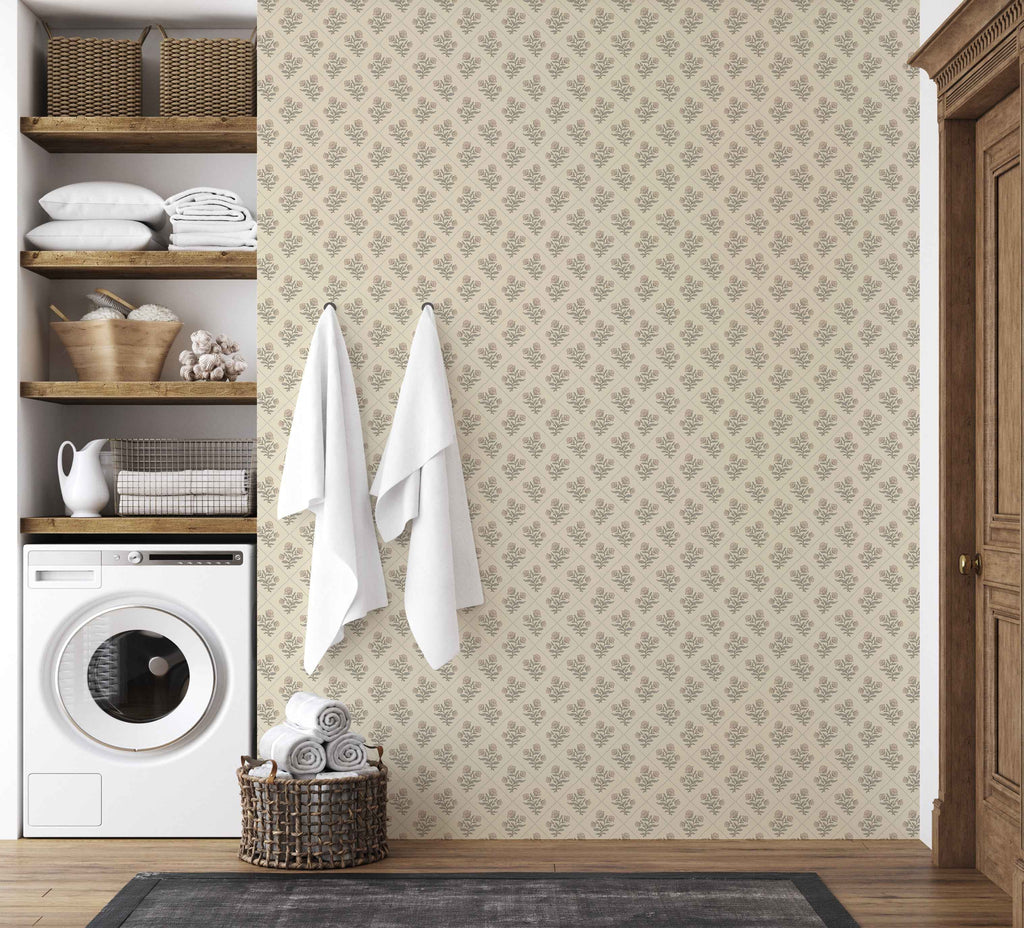 Rowena Wallpaper by Daphne and Sage