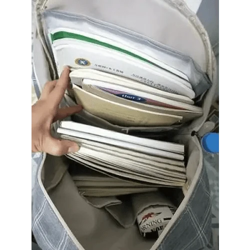 New Casual School Bag For Women And Girls Stylish Backpack Striped Book Packbags for Teenage