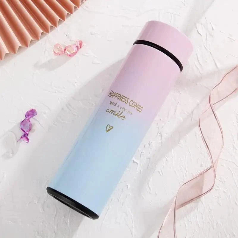 500ML Smart Thermos Water Bottle Led Digital Temperature Display Stainless Steel Coffee Thermal Mugs Intelligent Insulation Cups