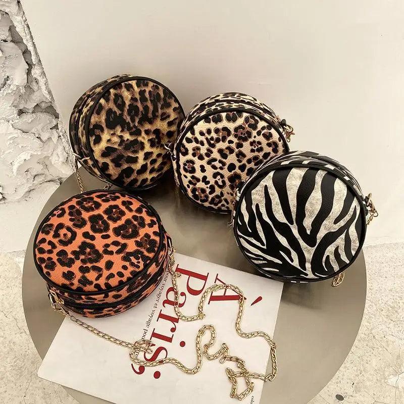 Small Circular Bag For Women And Girls Fashionable Single Shoulder Slung Mobile Phone Ladies Purse Women's Crossbody Messenger Gift Bags
