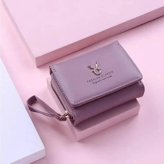 New Elegant Women's Wallet, Coin Purse For Woman And Girls Nice Card Holder Small Ladies Wallet Female Clutch