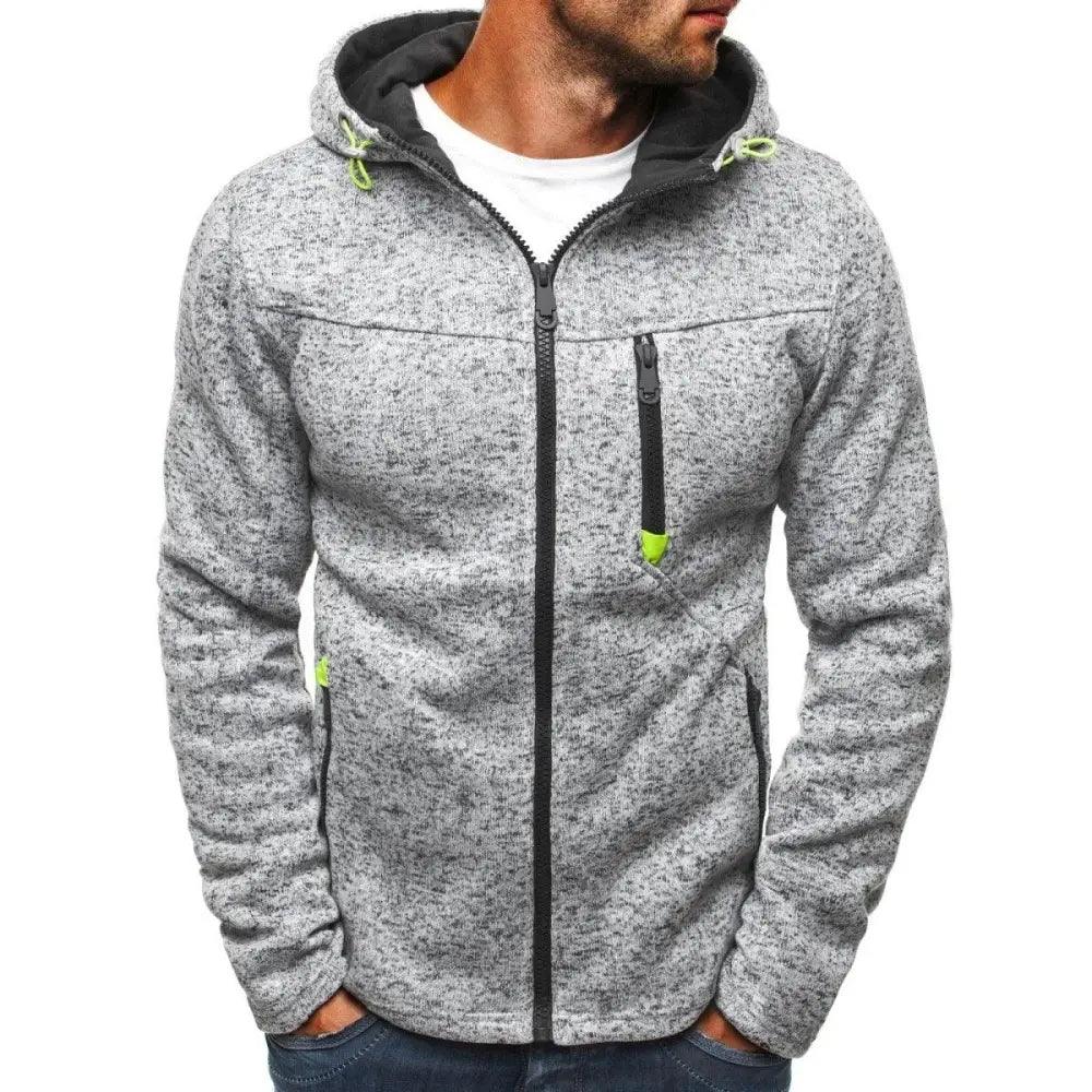 New Hoodie Fleece Cardigan Hooded Coat Men's Hoodies Sweatshirts Pullover Mens Hoodie Sweatshirt Jackets Lightweight Casual Sweatshirt Long Sleeve Hoodie For Men