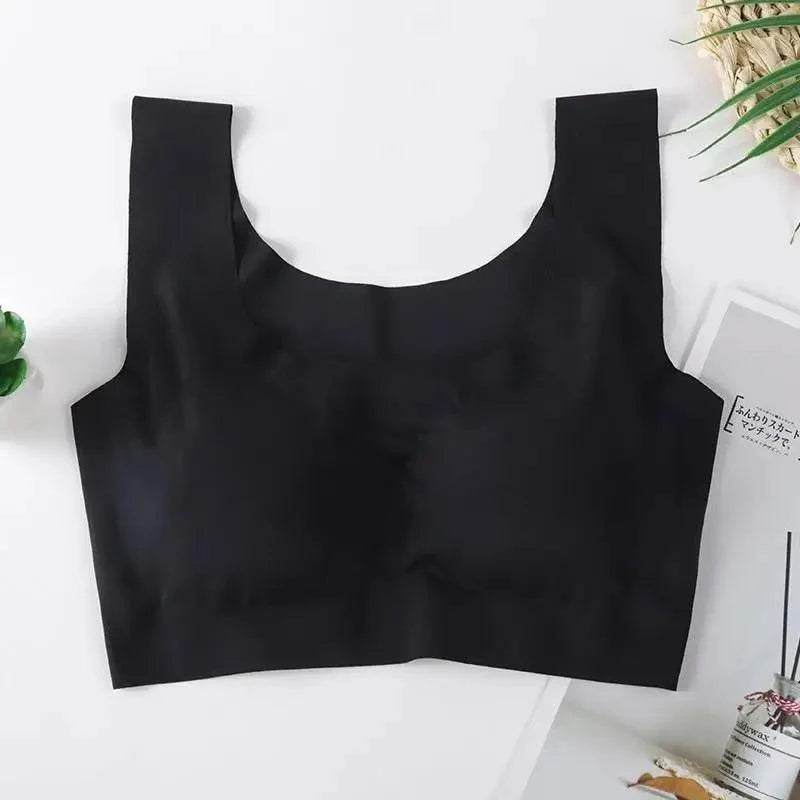 New Incredible Seamless Sports Bra Women's Padded Push Up Sports Yoga Top Shockproof Plus Size Gym Workout Bra U Back Sports Vest