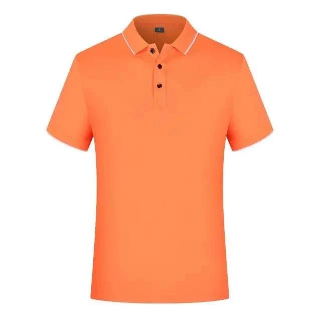 New Summer High-End Modern Custom Breathable Polo Shirt For Men And Women Cool Printing Casual Business Style Top Simple Solid Color Unique Polo Shirts for Men Women Unisex Summer Polo Shirts