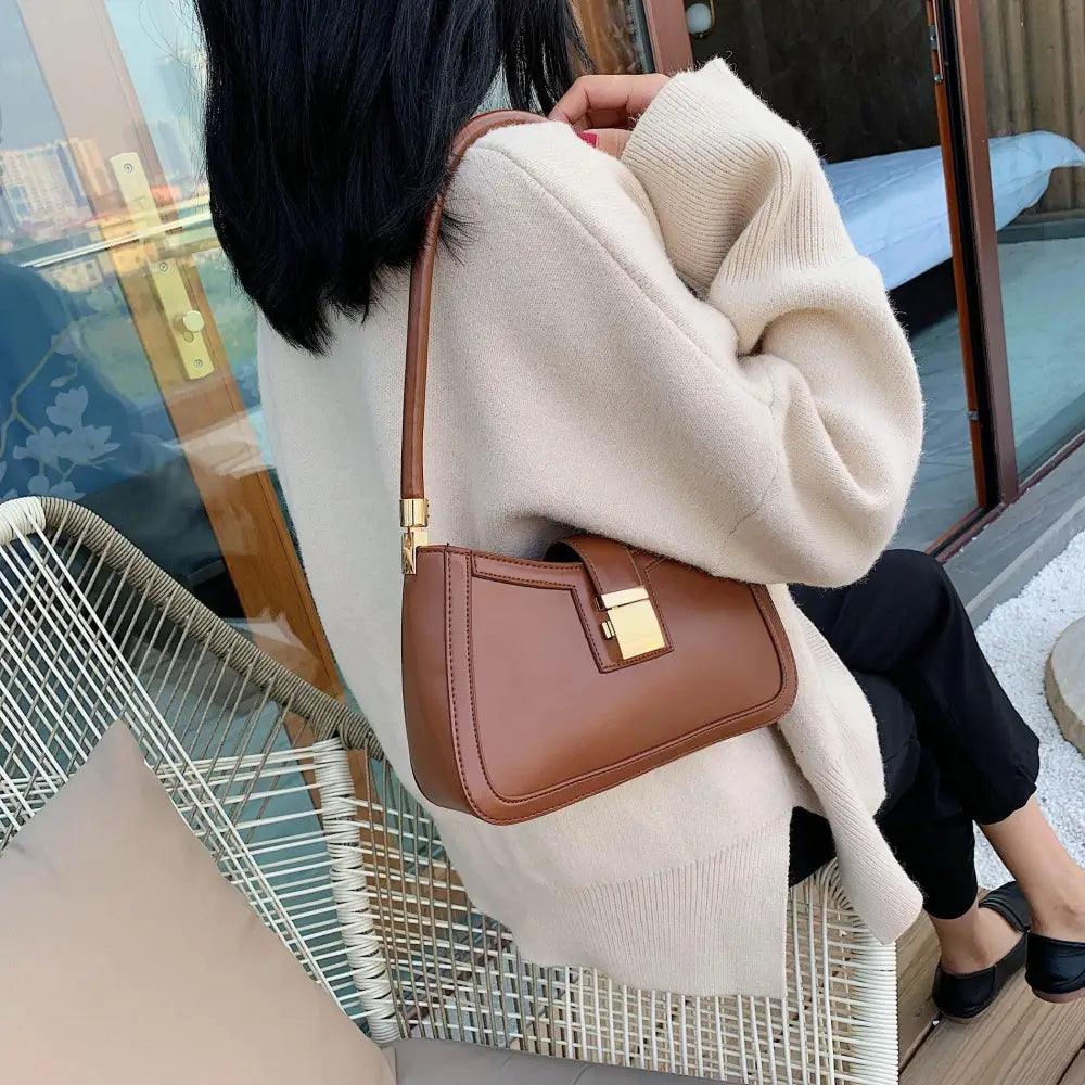 New Trendy PU Leather Crossbody Shoulder Handbags For Women And Girls Small Travel Hand Bags For Ladies