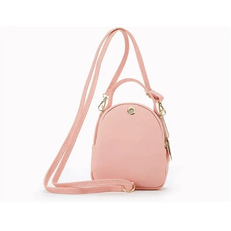 New Versatile Big Capacity 3 Layer Women Backpack Fashionable Small Backpack For Ladies Soft Leather Shoulder Crossbody bag for Female