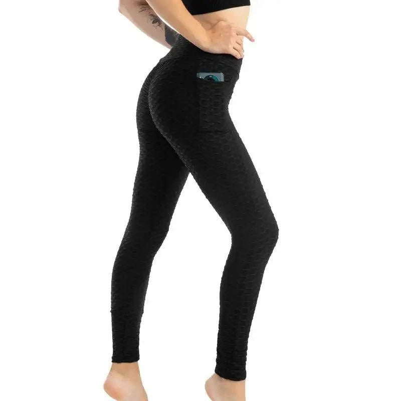 New Women Fitness Pocket Push Up Leggings Workout High Waist Legging For Running Gym Leggings Pants Women Clothing