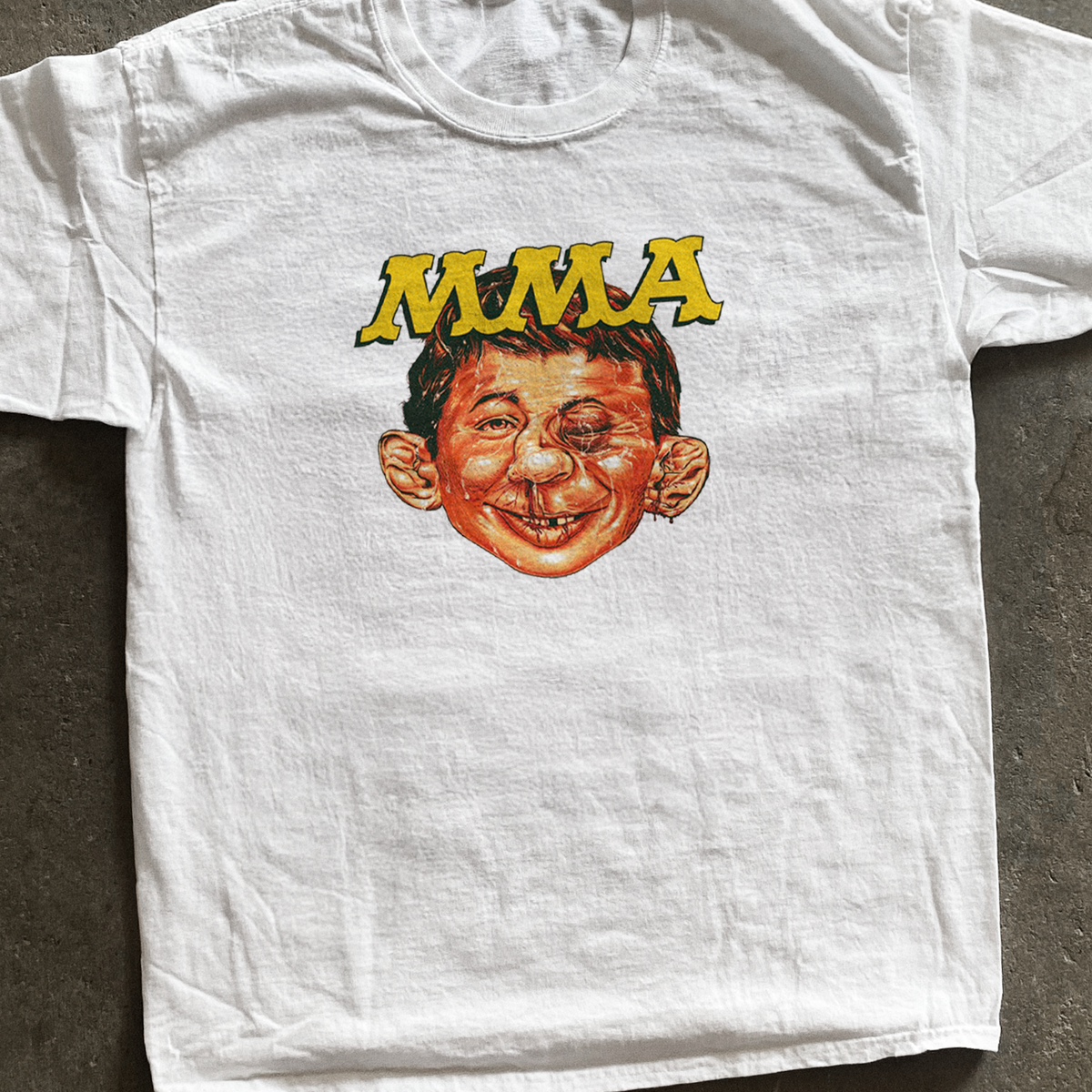 Mad 'Mma' Magazine Vintage White T-Shirt