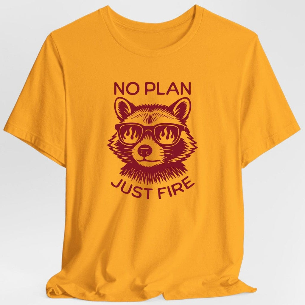 No Plan Just Fire D&D T-shirt