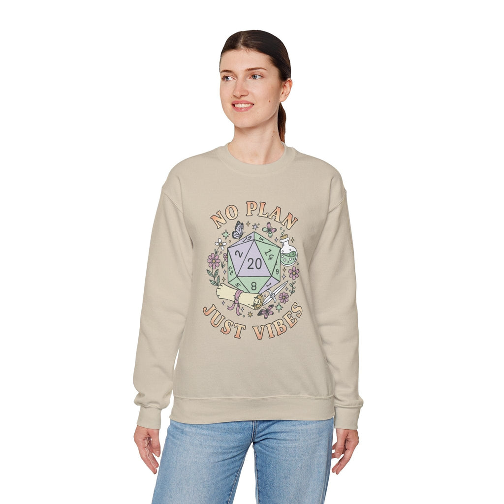 No Plan Just Vibes D&D Sweatshirt