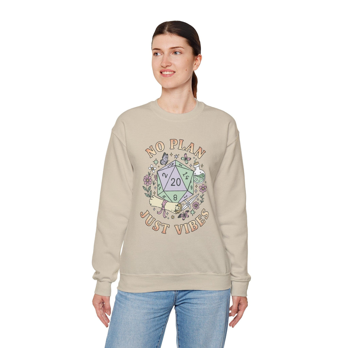 No Plan Just Vibes D&D Sweatshirt