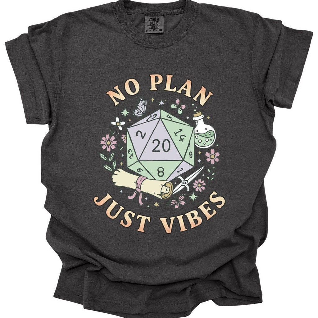 No Plan Just Vibes D&D T-Shirt - Comfort Colors