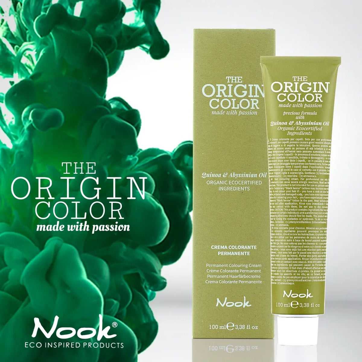 Nook Origin Color 10.1 Platinum Ash Blonde Hair Dye 3.4 oz New in Box