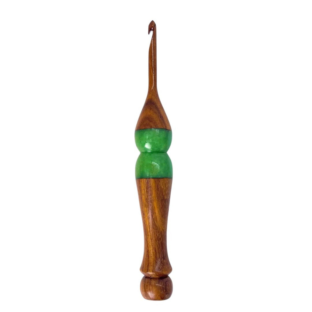 Sparkle Rosewood Crochet Hook