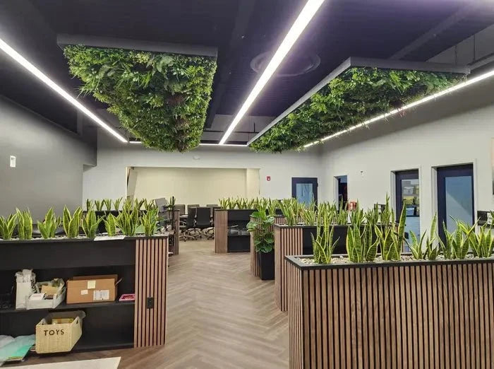Amazon Jungle Artificial Vertical Garden Green Wall Panel 40×40in 11 SQ FT – UV Resistant – Commercial Grade