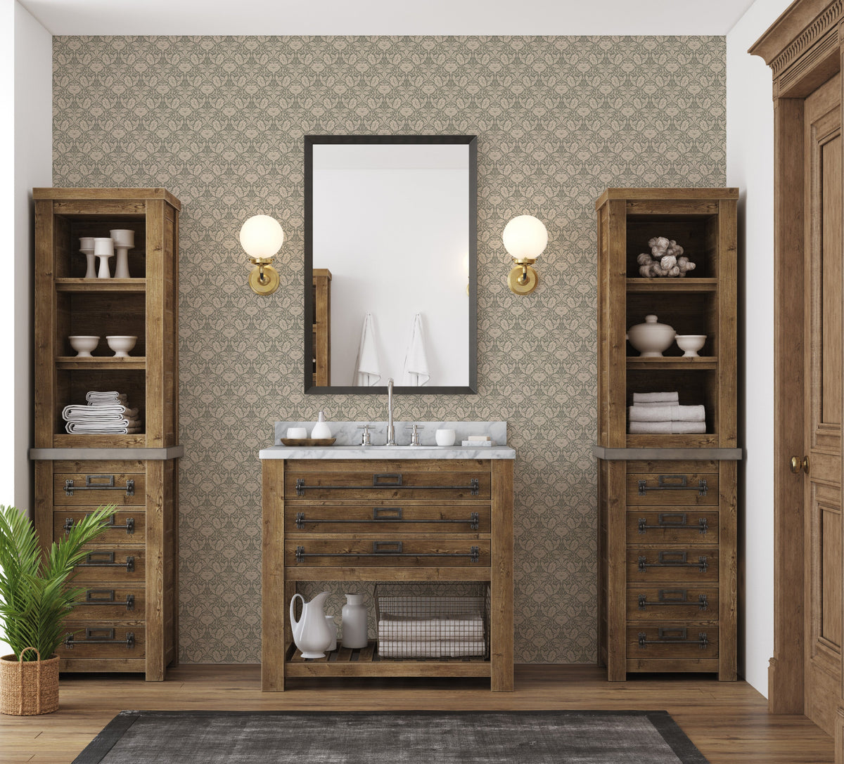 Theodora Wallpaper by Daphne and Sage