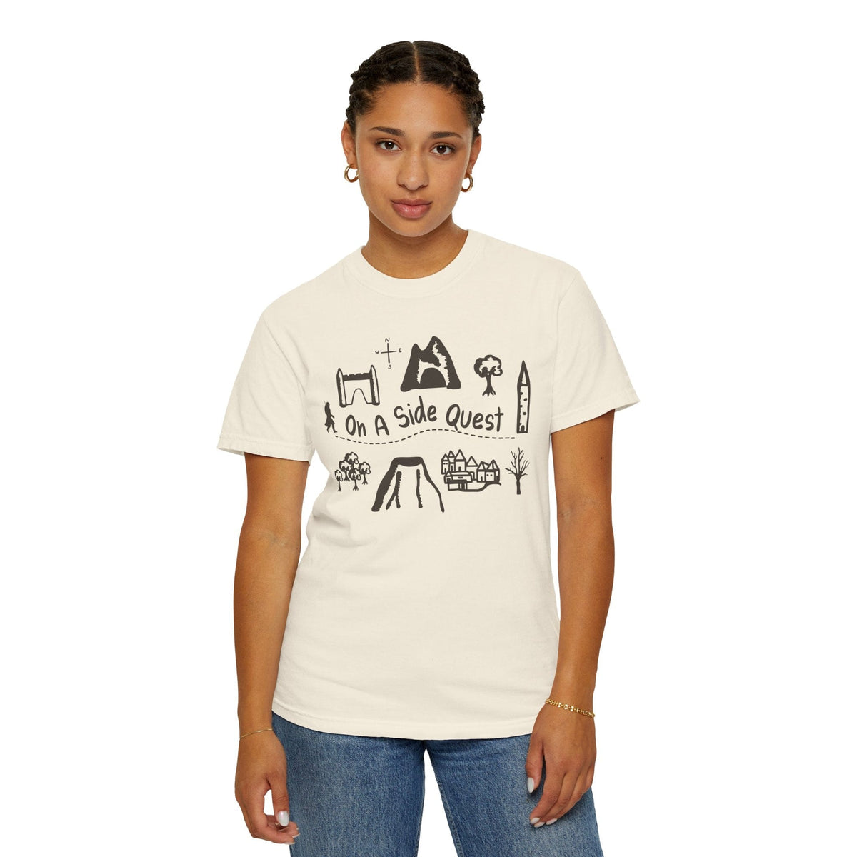 On A Side Quest T-Shirt - Comfort Colors