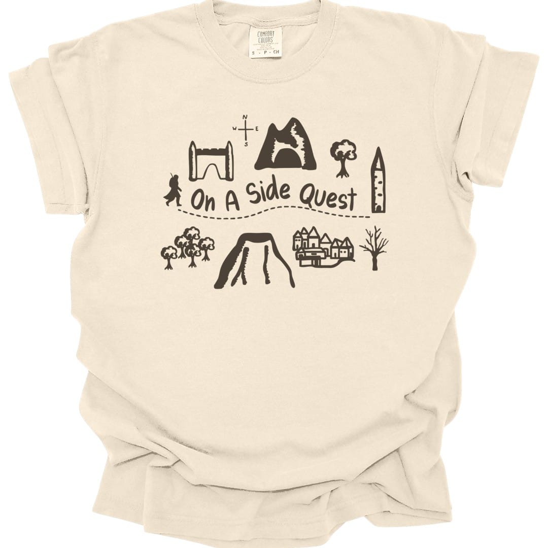 On A Side Quest T-Shirt - Comfort Colors