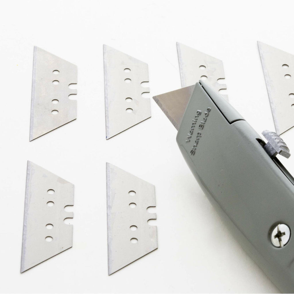 BAZIC Utility Knife Blade Razor Replacement Blades, Carbon Steel Box Cutter