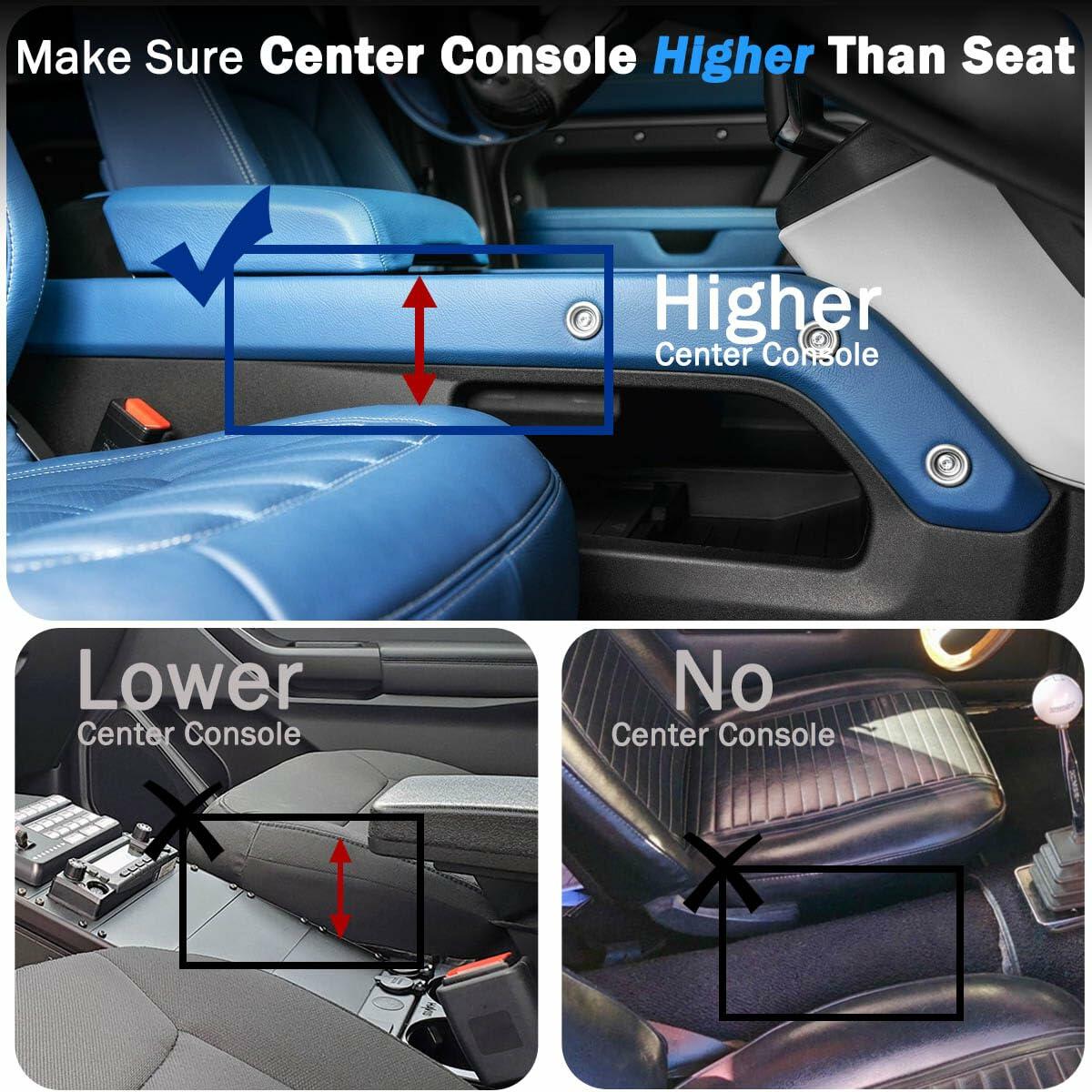 Upgrade Car Side Gap Filler Organizer Black with Cup Holder & Hooks