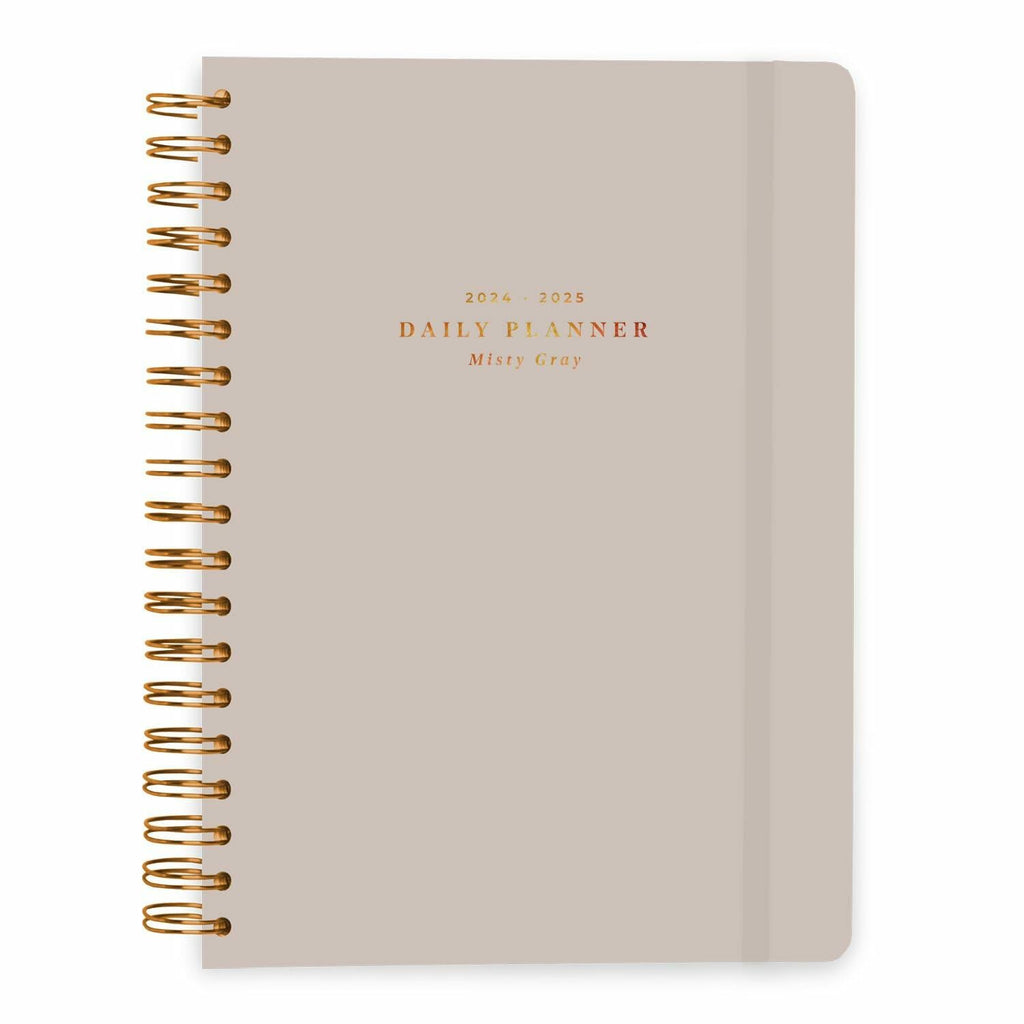 Kokonote Misty Gray A5 Academic Planner 2024-2025 Weekly 12 Months