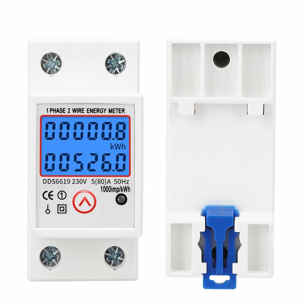 DDS6619-526L-2 Single Phase Electric Energy Meter Level 1 Accuracy Backlight