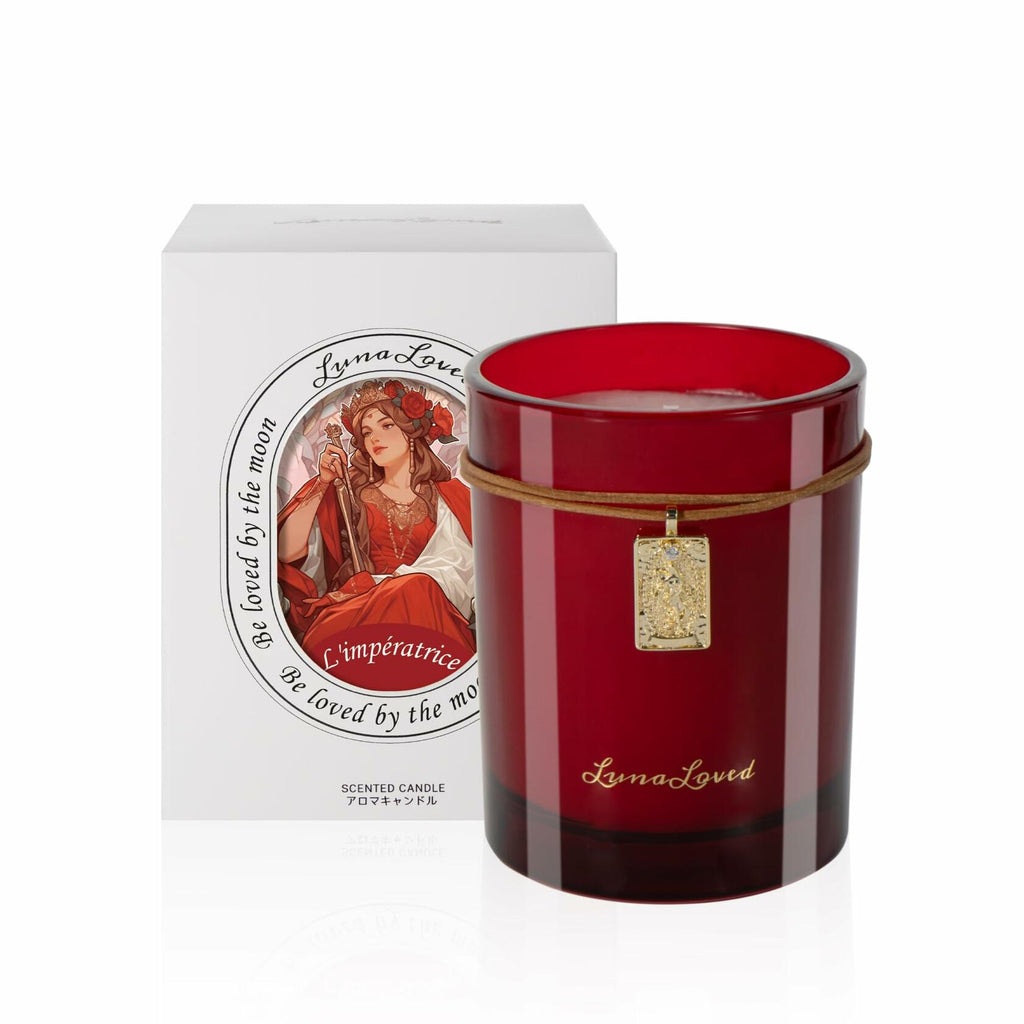[Like New] LunaLoved Tarot The Empress Rose Oud Scented Soy Candle 230g