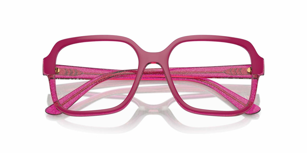 Vogue Eyewear VO5555 Women's Square Eyewear Frames 54mm Cherry Fuchsia