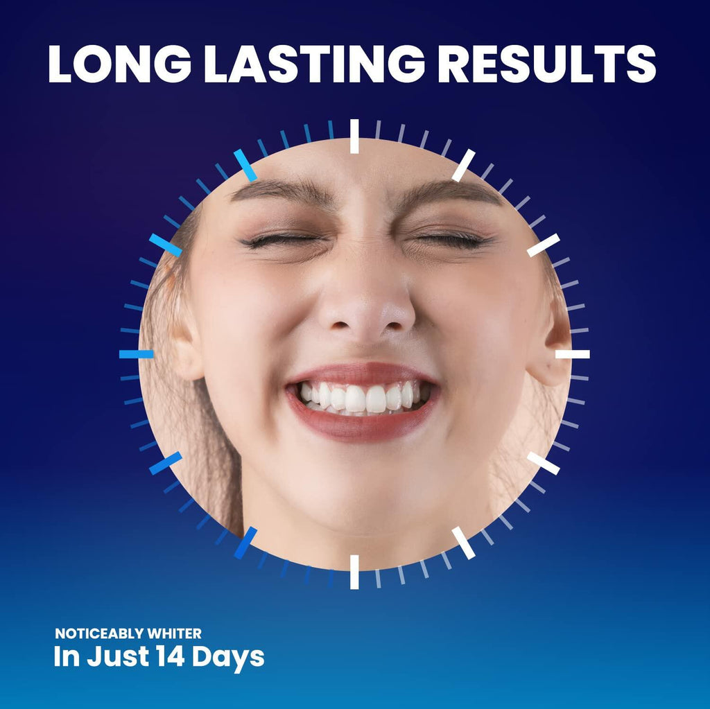 Care Enamel Whitening Strips Teeth Whitener Kit Mint 28 Strips