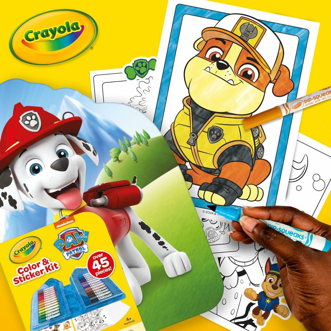 Paw Patrol Art Kit Creative Drawing and Coloring Set for Kids