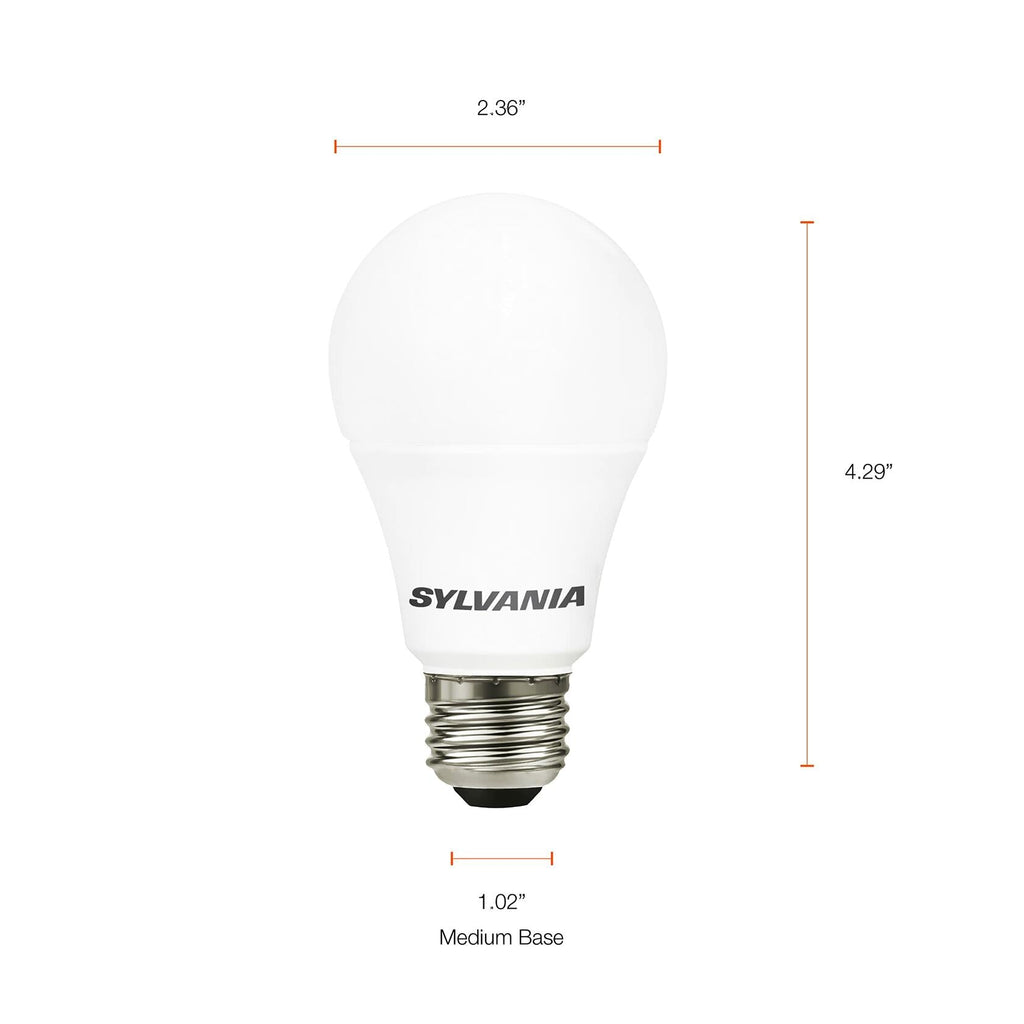 SYLVANIA LED Light Bulb 75W Equivalent A19 12W Medium Base Daylight 1 Pack